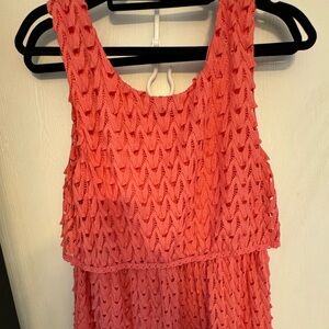 Lily Rose fully lined coral dress size XL great condition
